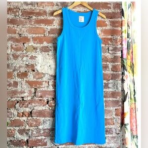 For Days Sleeveless 100% Organic Cotton Midi knee length tank Dress (like Pact)!